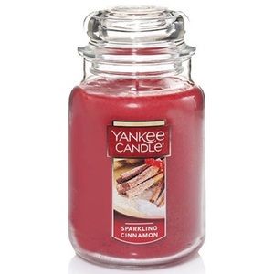 Large yankee candle sparkling cinnamon
